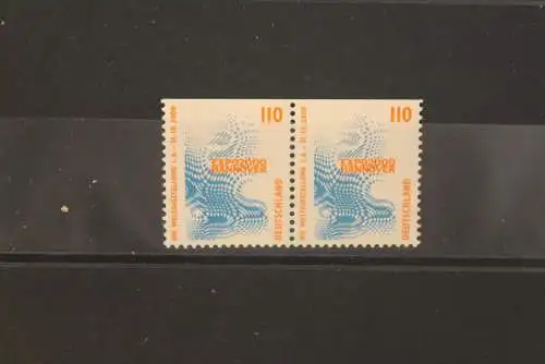 Deutschland  1999, Freimarken: Sehenswürdigkeiten; EXPO 2000; waagerechtes Paar; MiNr. 2009 C, MNH