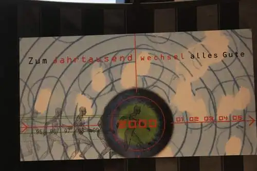 Deutschland 2000; Sonderpostkarte: Jahrtausendwende, PSo59