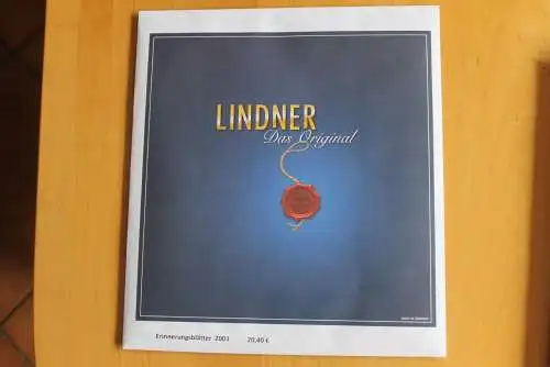 Deutschland, LINDNER Nachtrag 2003 Erinnerungsblätter der Deutschen Post; Neuwertig, in OVP