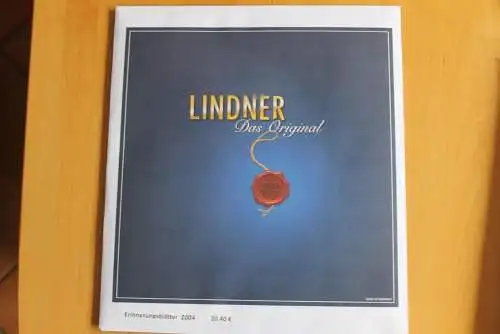 Deutschland, LINDNER Nachtrag 2004 Erinnerungsblätter der Deutschen Post; Neuwertig, in OVP