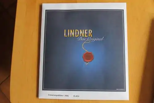 Deutschland, LINDNER Nachtrag 2006 Erinnerungsblätter der Deutschen Post; Neuwertig, in OVP