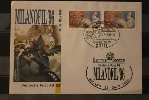 Messebrief Deutsche Post: Milanofil '96 Giovanni Battista Tiepolo