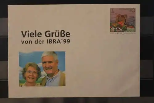 Deutschland Ganzsache  USo 5; mit Zdr. IBRA '99 München