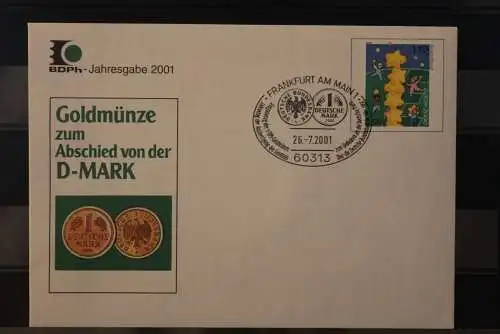 Deutschland Ganzsache  BDPh-Jahresgabe DM-Abschied, Sonderstempel