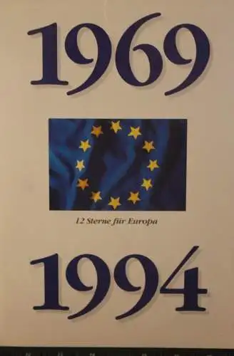 Deutschland 1994, Erinnerungsblatt, Gedenkblatt: 12 Sterne für Europa