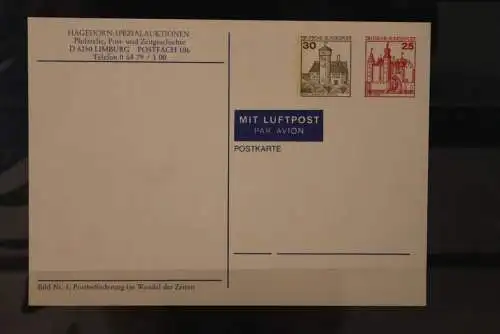 Deutschland, Ganzsache Postbeförderung, Wertstempel BuS 25 und 30 Pf., 1977