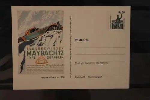 Deutschland 1990, Ganzsache Maybach 12, Type Zeppelin