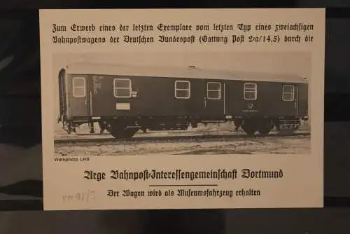 Deutschland 1978, Ganzsache Bahnpost , Zugstempel Hagen-Köln; Zug E644