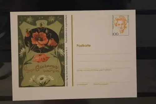 Deutschland 1998,  Jugendstil-Repro Ganzsache, Wertstempel Frauen, ungebraucht