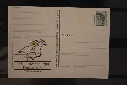 Deutschland 1993,  225. Ludwigsburger Pferdemarkt, Wertstempel Sehenswürdigkeiten