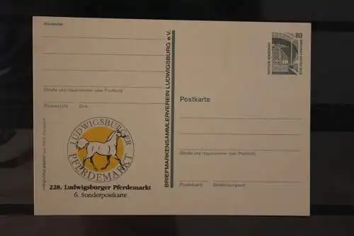 Deutschland 1996;  228. Ludwigsburger Pferdemarkt, Wertstempel Sehenswürdigkeiten