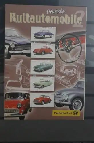 Deutschland 2003, Erinnerungsblatt, Gedenkblatt: Deutsche Automobile 2