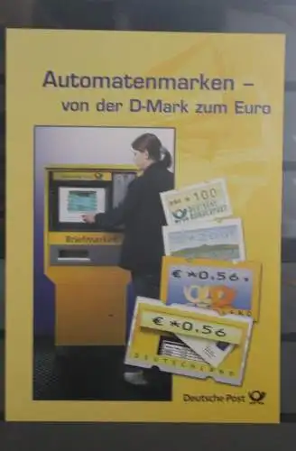 Deutschland 2002, Erinnerungsblatt, Gedenkblatt: Automatenmarken