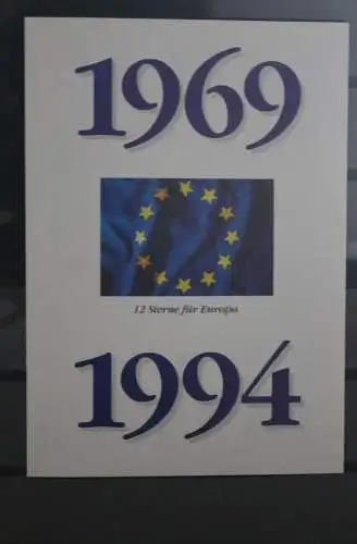 Deutschland 1994,,Erinnerungsblatt,Gedenkblatt: 4. Direktwahl zum Europaparlament