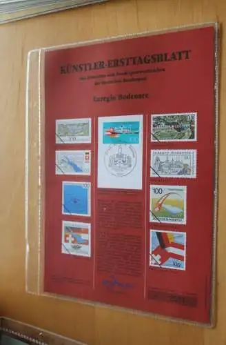 Deutschland, Künstler-Ersttagsblatt 1993: EUREGIO Bodensee,  MiNr. 1678