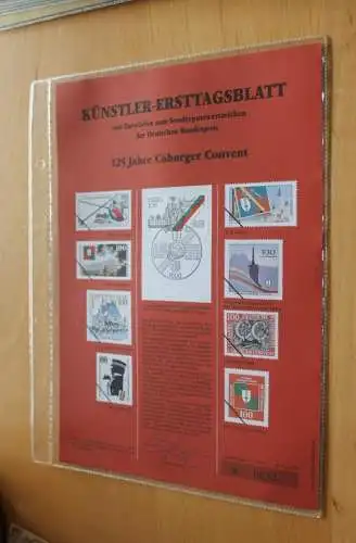 Deutschland, Künstler-Ersttagsblatt 1993: Coburger Convent,  MiNr. 1676