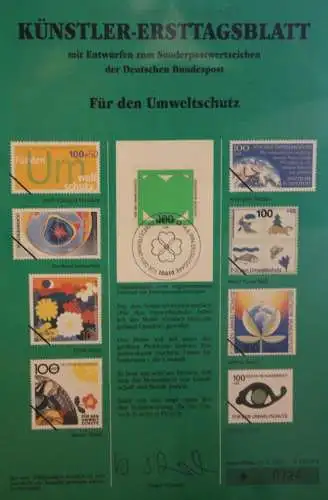 Deutschland, Künstler-Ersttagsblatt 1994: Für den Umweltschutz,  MiNr 1737