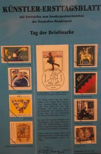 Deutschland, Künstler-Ersttagsblatt 1994: Tag der Briefmarke, MiNr 1764