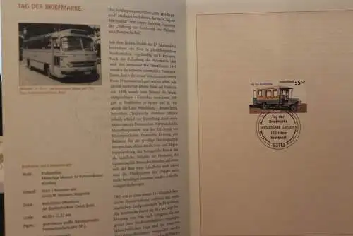 Deutschland 2005; Jahressammlung-ETB: Tag der Briefmarke; Postauto; MiNr. 2456; bitte lesen