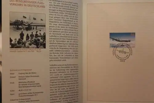 Deutschland  2005; Jahressammlung-ETB: Wiederaufnahme Flugverkehr; Flugzeug; MiNr. 2450; bitte lesen