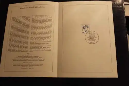 Deutschland 1992; Jahressammlung-ETB: Frauen der deutschen Geschichte,  MiNr. 1614, bitte lesen