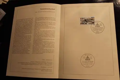 Deutschland 1991; Jahressammlung-ETB: Verkehrssicherheit, MiNr. 1554, bitte lesen