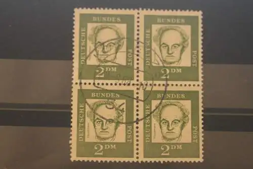 BRD 1961, Freimarken: Bedeutende Deutsche; waagerechte Paare; 347 y-362 y; fl. Papier, 18 Werte, kompl. Serie,gestempelt