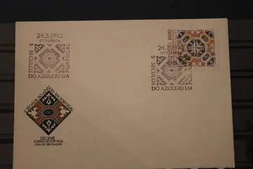 Portugal 1982; Azulejo, Kacheln, MiNr. 1567, FDC