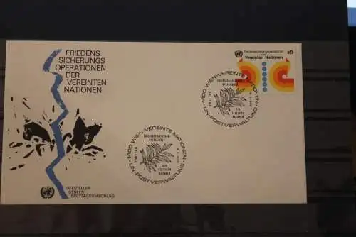 UNO Wien 1980; Friedenssicherungsoperationen, FDC