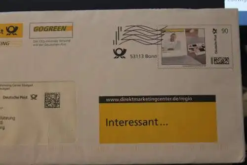 Deutschland, Ganzsache der Post  - Eigenausgabe; Dialog Post : Wertstempel: 90 C