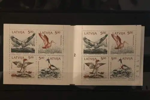 Latvija, Lettland 1992; Markenheft Mare Balticum, Wasservögel, Vögel, MNH