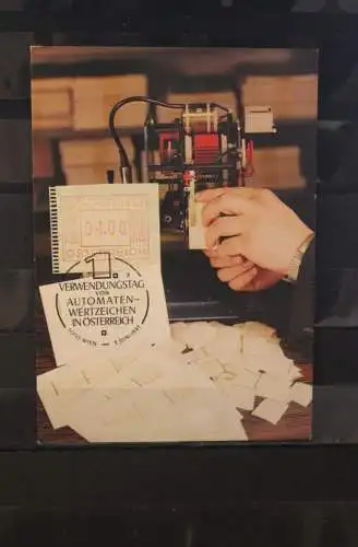 Österreich 1983, MC 1. Verwendungstag von Automatenmarken, ESST