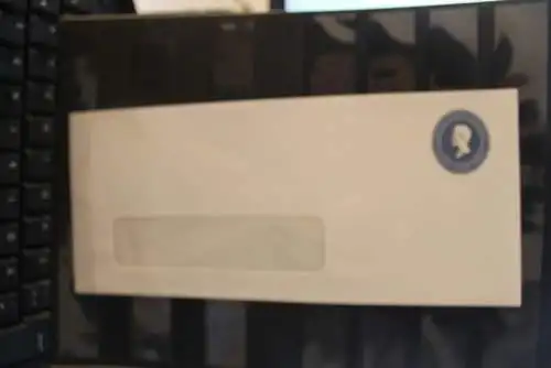 U.S.A. Ganzsache, Umschlag 1998, Langformat mit Fenster; Lincoln 33 C, MNH