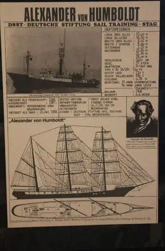 Deutschland 1989, "Alexander von Humboldt", Segler, Feuerschiff