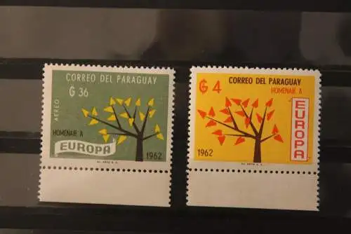 Paraguay 1962; EUROPA , CEPT Symphatieausgabe; MiNr 1130-31, UR, MNH; komplette Serie