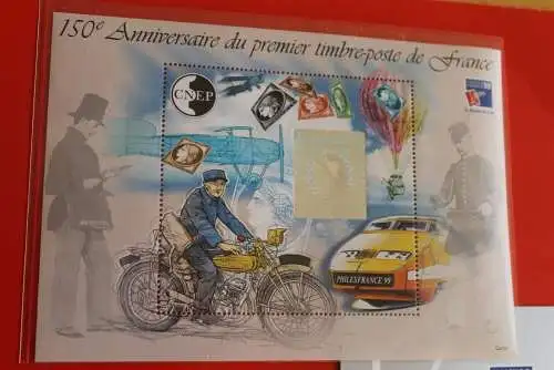 Frankreich 1999; Hologramm - Block; CNEP-Jübiläum; Ausstellungsblock zur Philex France, MNH