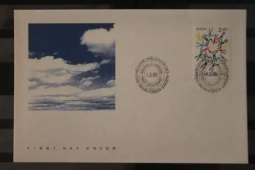 Finnland  EUROPA - Marken 1995, FDC, MiNr 1295