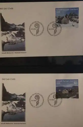 Dänemark - Grönland NORDEN - Marken 1993, FDC, MiNr 234-35