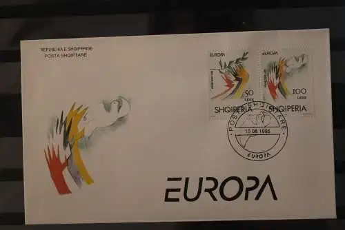 Albanien  Europa - Marken 1995, CEPT,  FDC, MiNr 2556-57