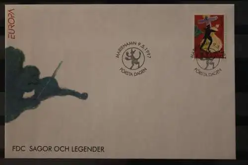 Finnland - Aland  Europa - Marken 1997, CEPT,  FDC, MiNr 128