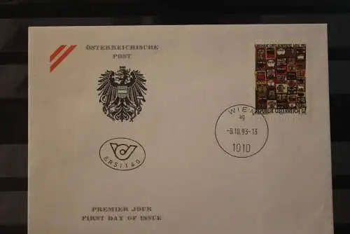 Österreich  Europarat 1993, CEPT,  FDC, MiNr 2111; Hundertwasser