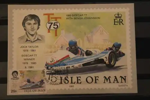 Isle of Man1982, TT75, Motorradrennen, Motorrad, 2 Maximumkarten, MC