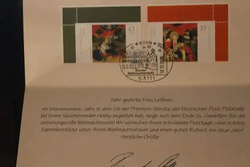 Deutschland 2006; Klappkarte der Deutsche Post, Weihnachten, mit Umschlag