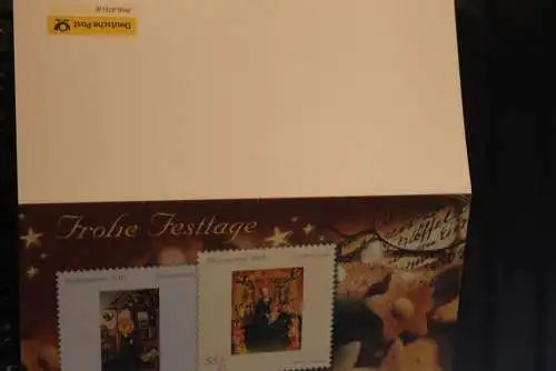 Deutschland 2005; Klappkarte der Deutsche Post, Weihnachten, mit Umschlag