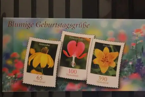 Deutschland 2006; Klappkarte der Deutsche Post, Blumenserie