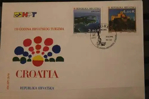 Kroatien 1994; Tourismus, FDC, 2 FDC