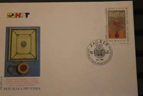 Kroatien 1994; Universität Zagreb, FDC, MiNr 271