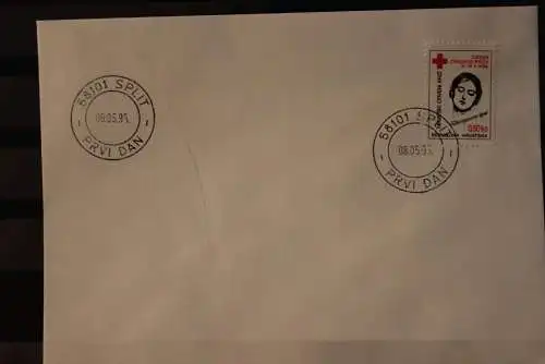 Kroatien 1995; Zwangszuschlag: Rotes Kreuz, FDC