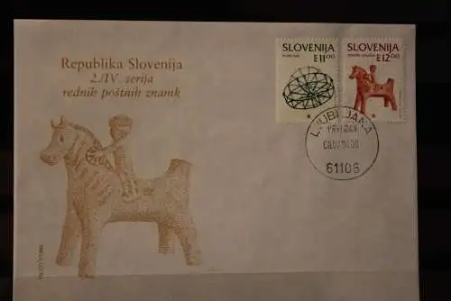 Slowenien 1994; Miniaturen , FDC, MiNr 89-90