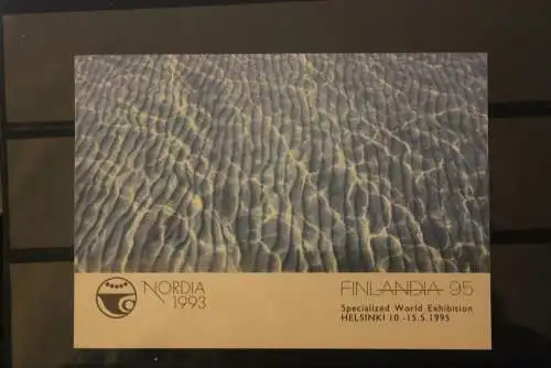 Finnland 1993, Ausstellungskarte NORDIA 1993, mit Hologramm, Karte 3, MNH